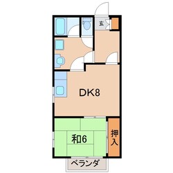 サニーコーポの物件間取画像